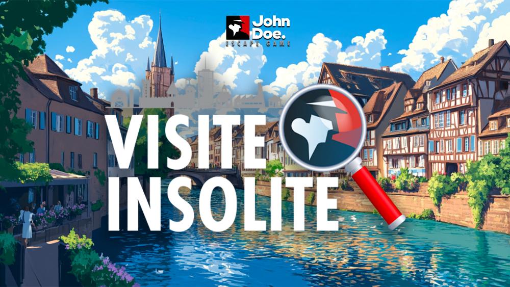 Visite insolite : visuel de l’aventure John Doe à Strasbourg, au bord de l’Ill